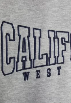 Even&Odd Poloneck With Collar And Embroidery - Sweater - Mottled Light Grey -Even&Odd 17f0bfee7bdc43479d783cb335e79660