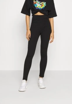 Even&Odd High Waisted Leggings 2 Pack- Legging - Black -Even&Odd 20c776be44c245d2a2c8f468beddc797