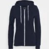 Sweater Met Rits - Dark Blue