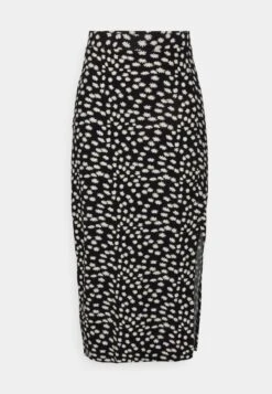 Midi Straight High Skirt - Kokerrok - Black/White -Even&Odd 363ee1e2002a4dabbfc9a76531e3609c