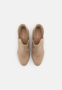 Enkellaarsjes Met Hoge Hak - Beige -Even&Odd 3a03d46480454a849f758ab038086e0e