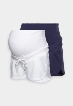 Shorts - White/Dark Blue