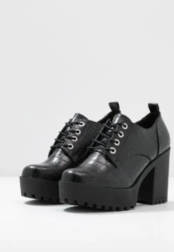 Even&Odd Enkellaarsjes Met Hoge Hak - Black -Even&Odd 43295f3678b9451c8ee513399ecfb2c0