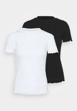 Even&Odd 2 Pack - T-Shirt Basic - Black/White -Even&Odd 4a8af5fb83a946de90d2da0925684192