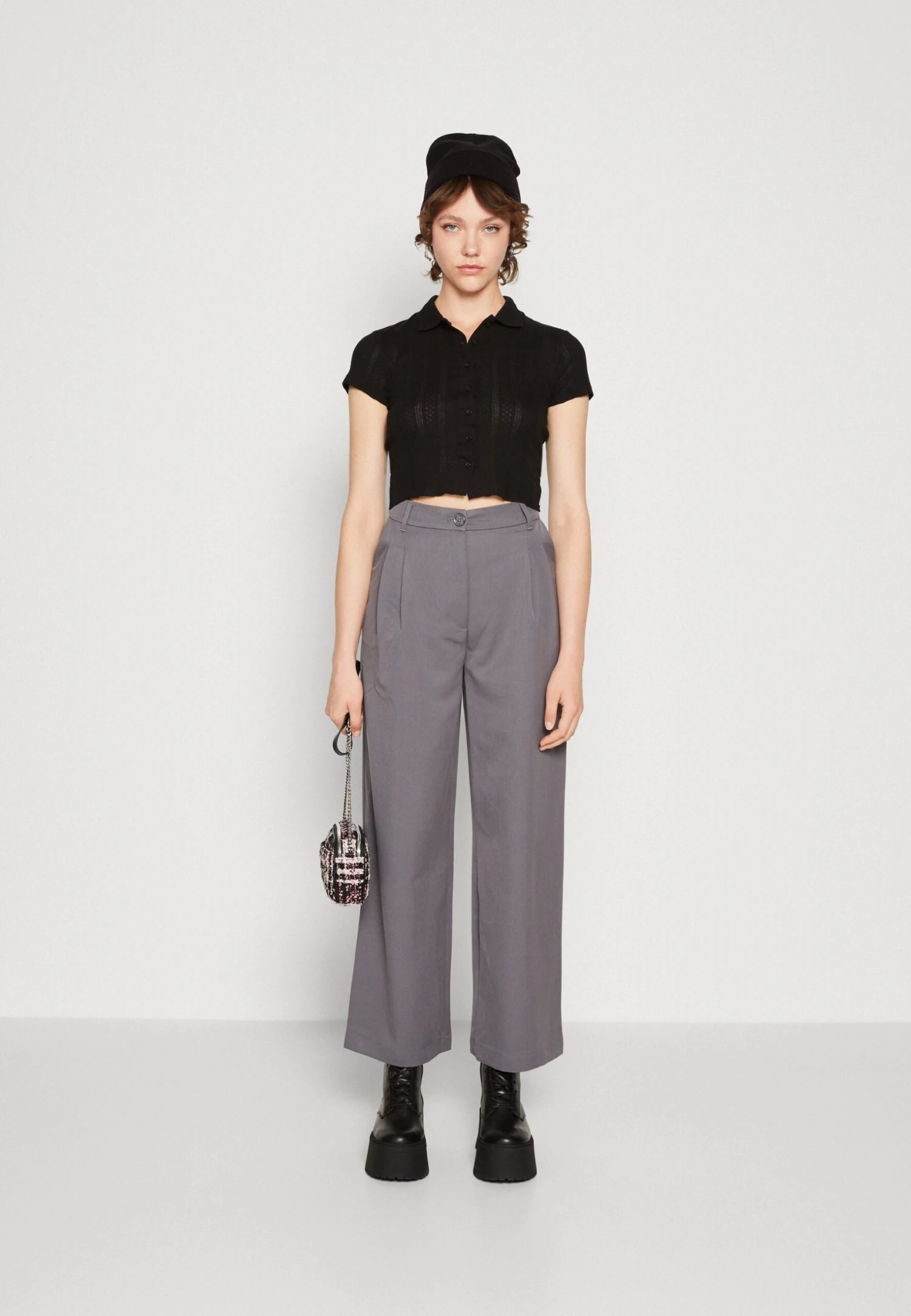 Even&Odd Overhemdblouse - Black 2 Even&Odd Overhemdblouse - Black - Afbeelding 2