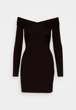 Even&Odd Gebreide Jurk - Black -Even&Odd 587cf55fbc6e4a87a3cdd790db1a251e