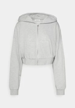 Even&Odd Sweater Met Rits - Mottled Light Grey -Even&Odd 8d6b5df718504f308b745e4a3b071211