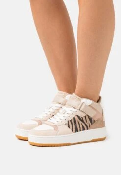 Even&Odd Sneakers Hoog - Beige/White/Light Pink
