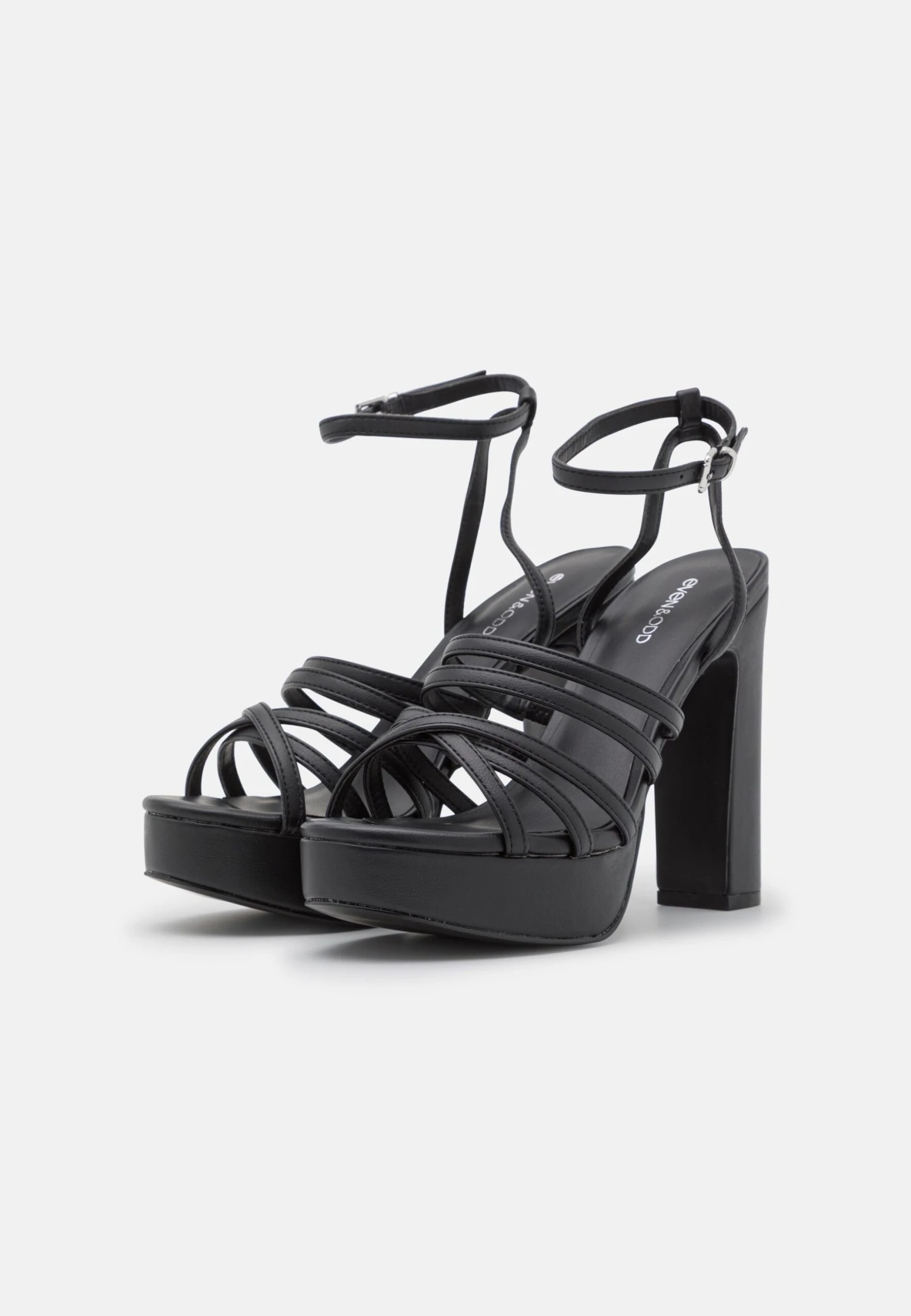 Sandalen Met Plateauzool - Black 3 Sandalen Met Plateauzool - Black - Afbeelding 3