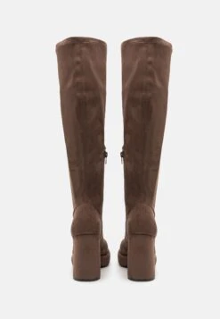 Even&Odd Laarzen Met Hoge Hak - Taupe -Even&Odd bf9f8fa4724c456a9a5ac3c54f564fa8