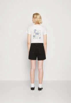 Even&Odd Jeansshort - Black Denim -Even&Odd c5673c5f1fae4473844e5e216ec4657e