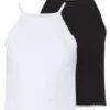 Even&Odd 2 Pack - Top - Black/White