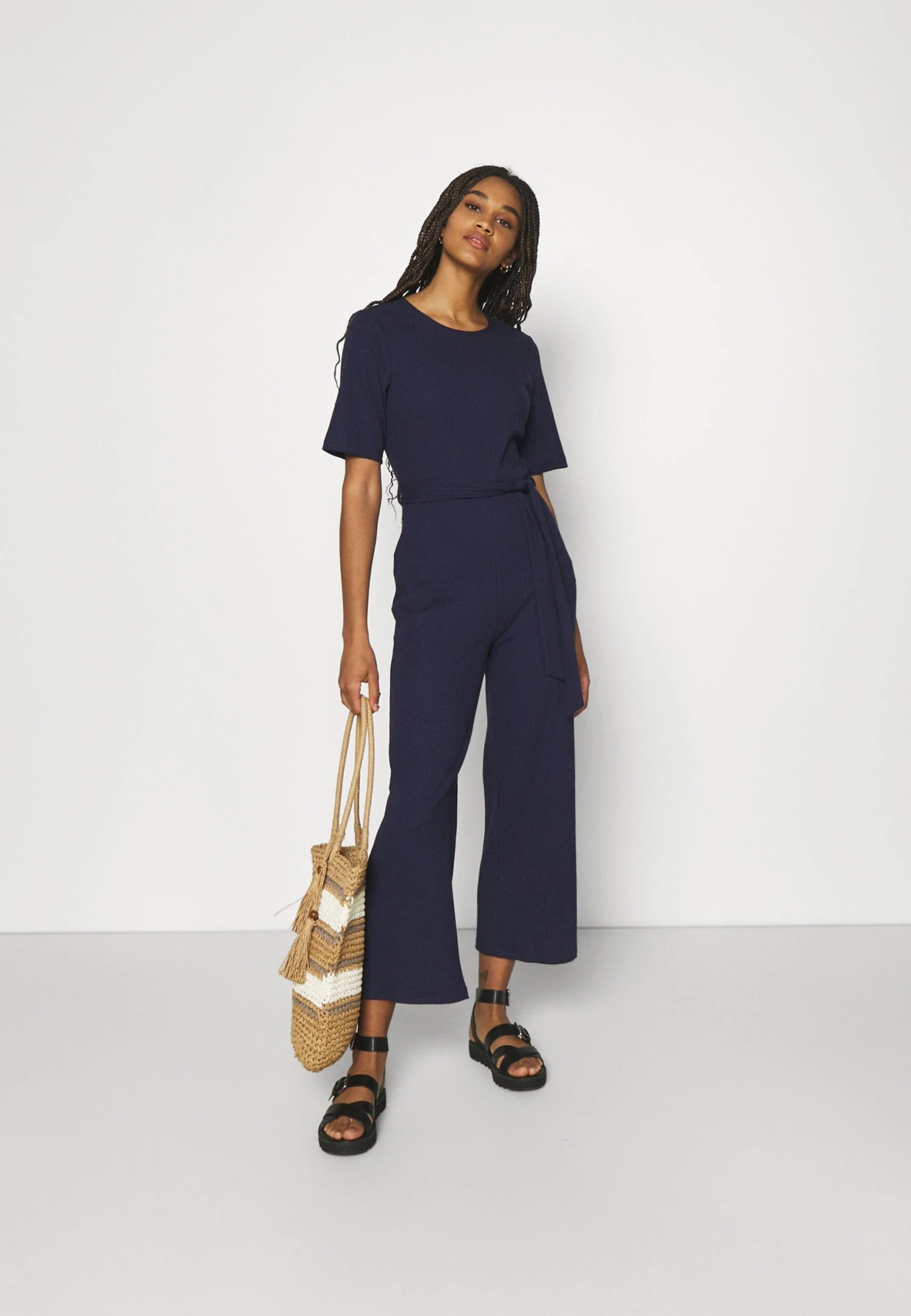 Even&Odd Jumpsuit - Dark Blue 2 Even&Odd Jumpsuit - Dark Blue - Afbeelding 2