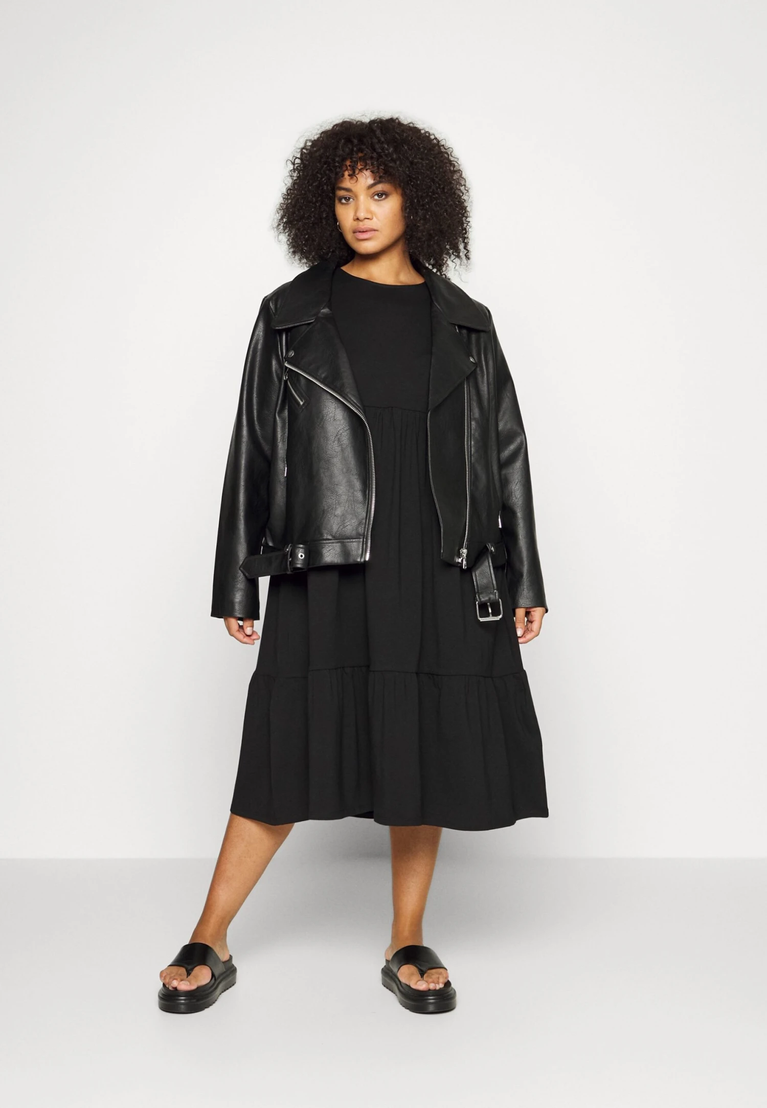 Jerseyjurk - Black 2 Jerseyjurk - Black - Afbeelding 2