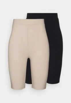 Even&Odd 2 Pack - Shorts - Black/Beige -Even&Odd ed978ce343544fb58ec693128eb607bf