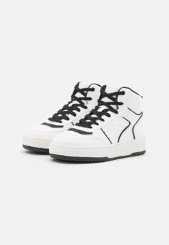 Even&Odd Sneakers Hoog - White/Black -Even&Odd f0219dc0f0cb4e6d98664aae3a221d49
