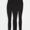Even&Odd High Waisted Leggings 2 Pack- Legging - Black