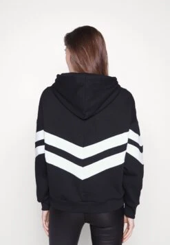 Hoodie - Black/White -Even&Odd fdf5d86b982b4185bcc9441f72ebe3ff