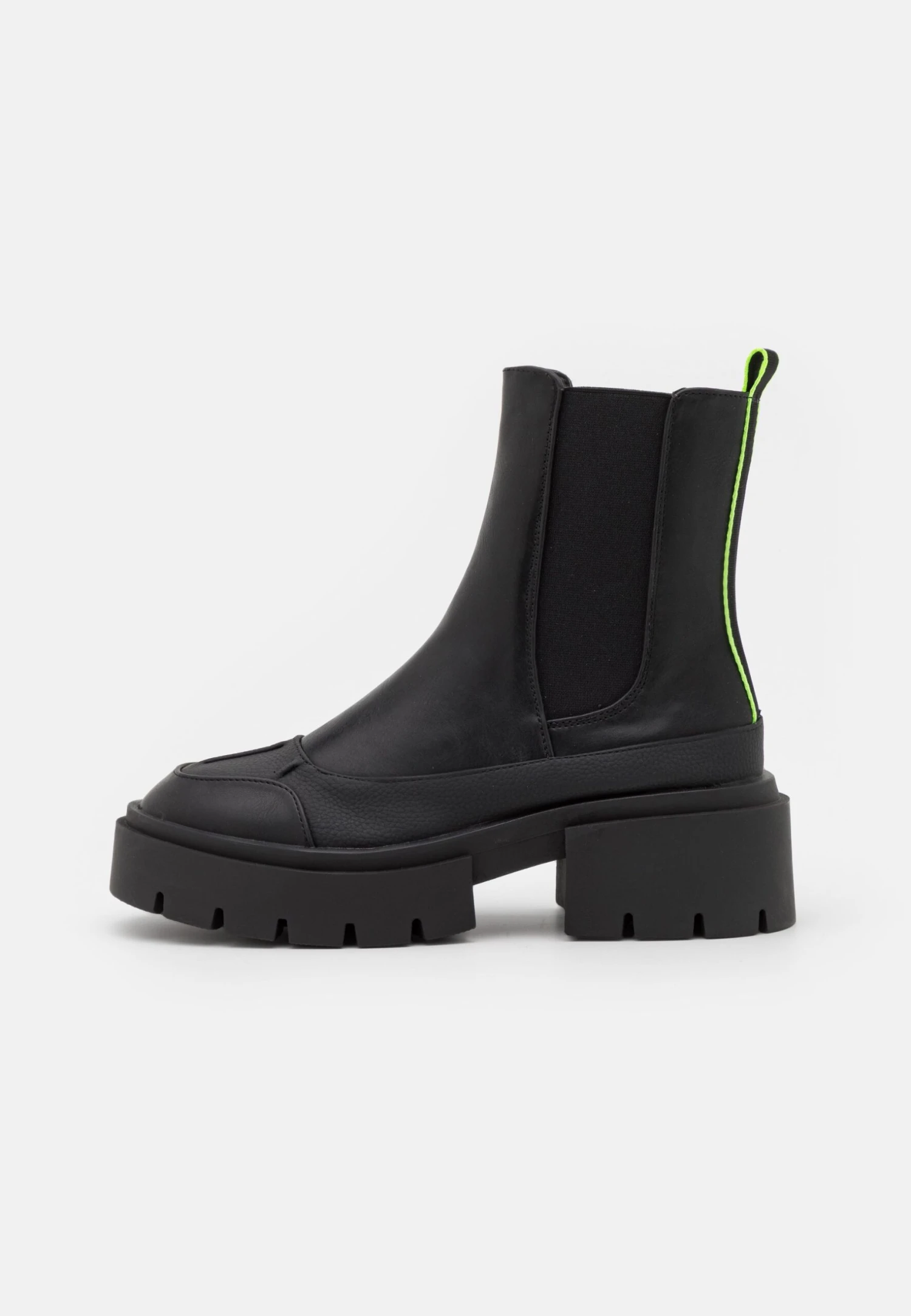 Even&Odd Winter Boot - Enkellaarsjes Met Plateauzool - Black 2 Even&Odd Winter Boot - Enkellaarsjes Met Plateauzool - Black - Afbeelding 2